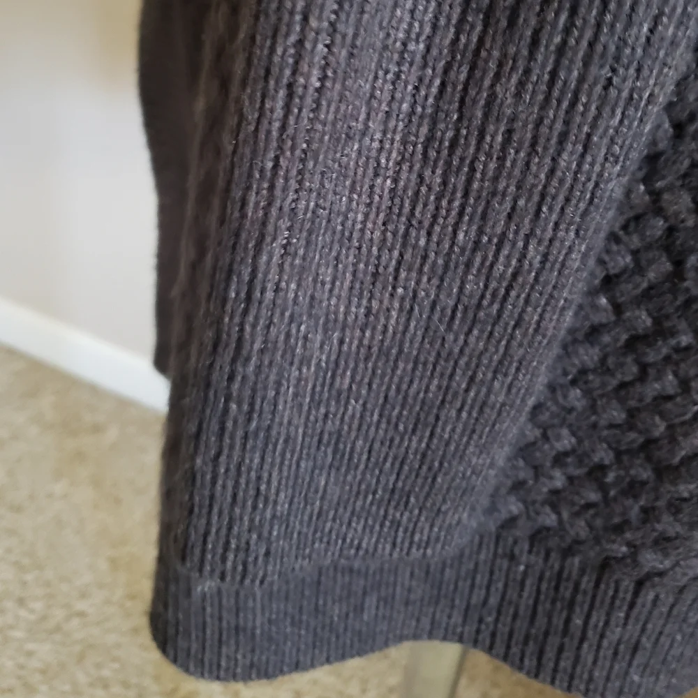 Mngorpt Olexy Cardigan Womens S Brown Cashmere Blend Warm Chunky Flowy Sweater
